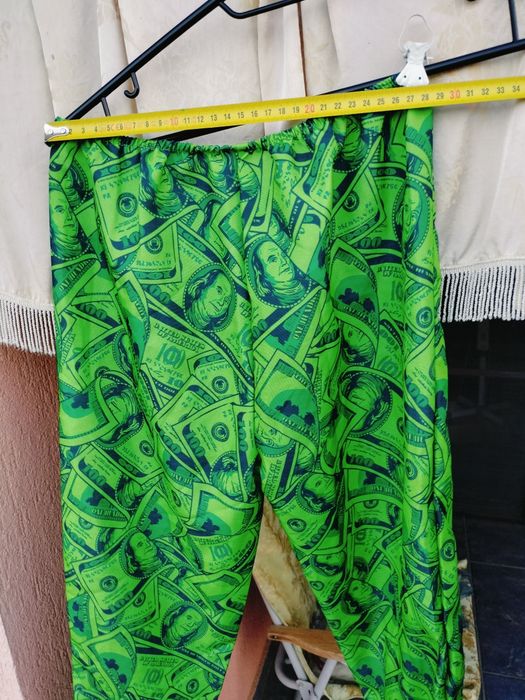 Costum elegant ținută tematică copii – Sacou și pantaloni – Imprimeu Dolari / 100 USD  Mărime M/L