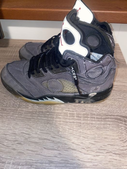 Jordan 5 x off white