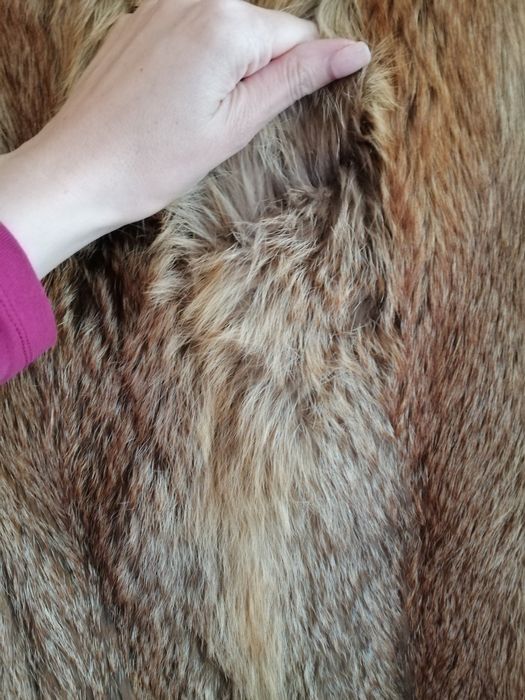 Елек от лисица-естествен косъм