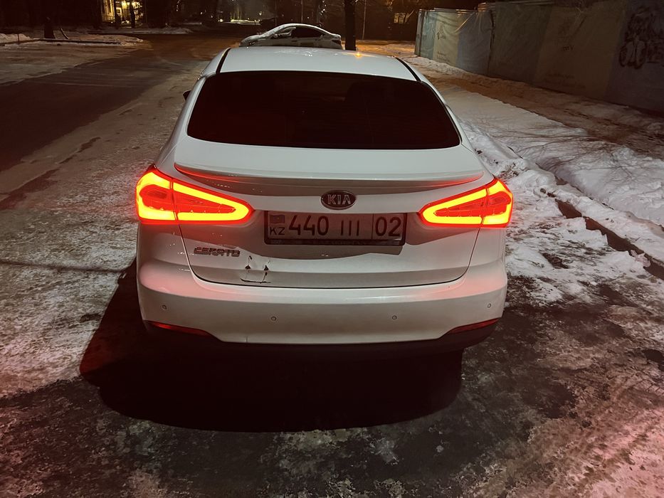 Kia Cerato 2013 (Подстветка номера)