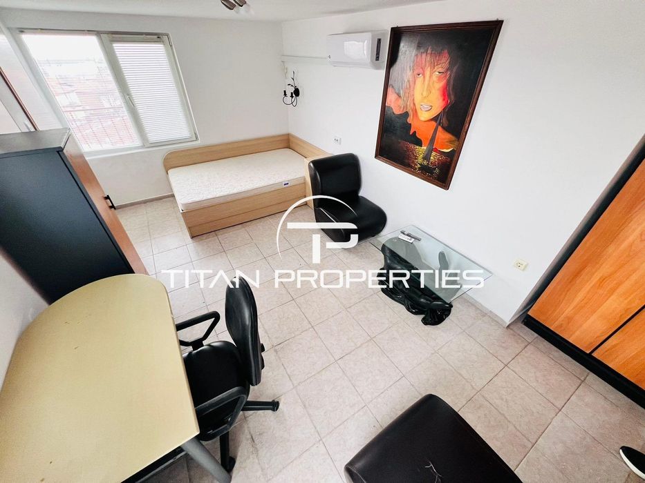 Дава се под наем Едностаен апартамент в Бургас, Меден рудник - зона Г - 25 кв.м за 179.52 € - Снимка #1