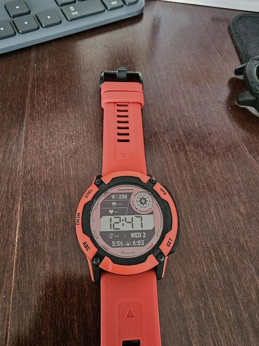 Garmin Instinct 2X Solar 50mm rosu – GPS – Solar