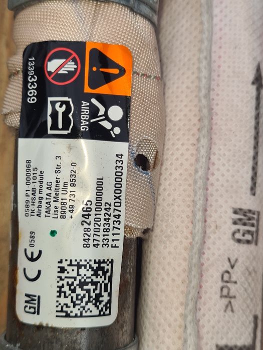 Airbag cortina stânga, dreapta,etrieri spate opel insignia B 2017-2020