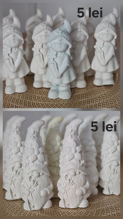 Figurine/ statuete/ ornamente  paste ipsos handmade