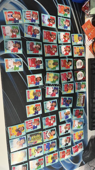 Panini stickers.
