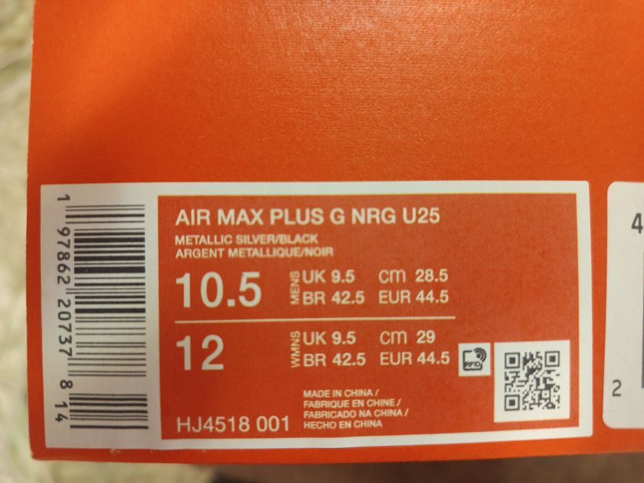 Nike air max plus g nrg u25 tn