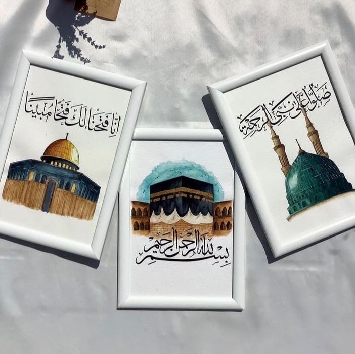 Картина акриловая абстракция