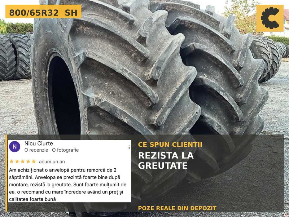 Cauciucuri 800/65R32 30.5R32 Continental Anvelope Tractor SH FACTURA