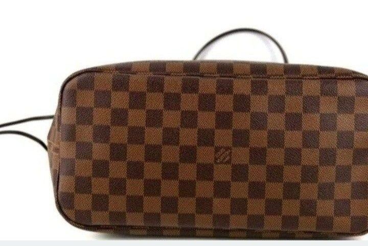 Geanta piele naturala ,model Neverfull, card,certificat,saculet etichetă/France