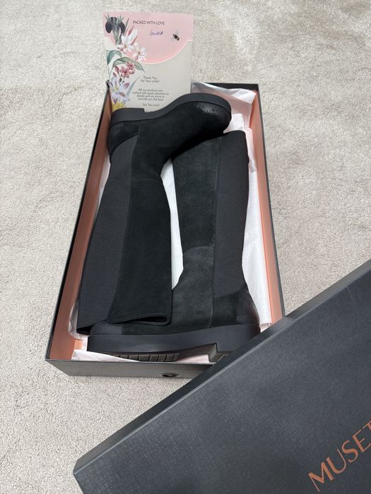 Cizme piele intoarsa Musette