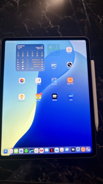 iPad Air 13 M2 128GB + Apple Pencil Pro, baterie 100%, factura