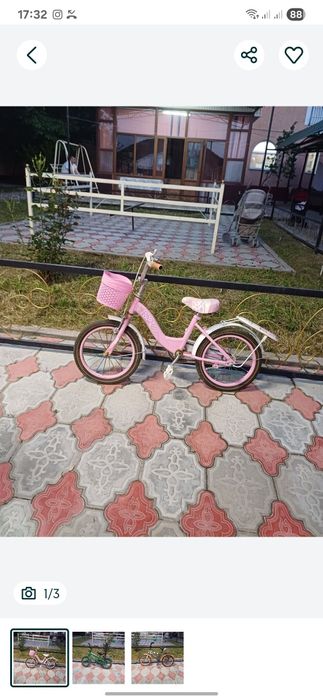 Детский велосипед 3 шт