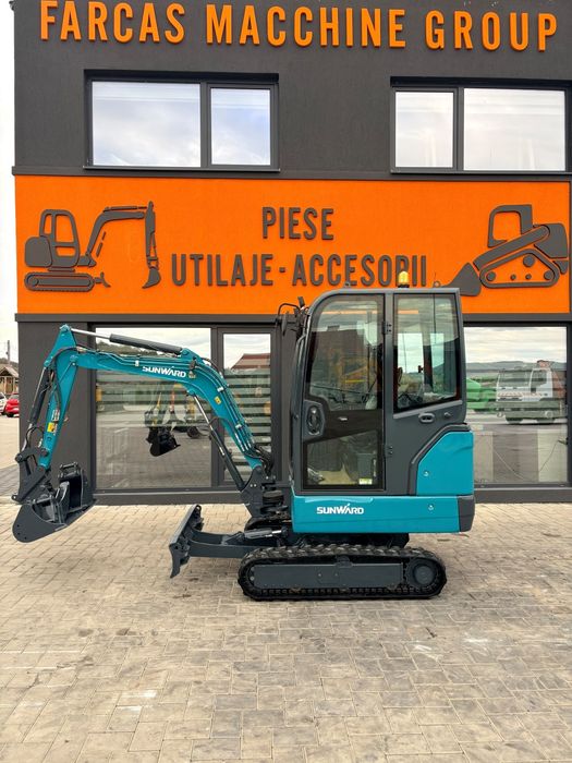 Miniexcavator Sunward SWE17F 2023 – 1780 kg – 3 cupe + cuplă rapidă