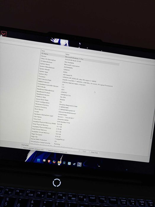 Laptop Gaming Lenovo Legion 5 16IRX9 i7gen14 RTX4070