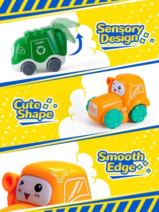 HahaGift Бебешки играчки за момчета 12-18 месеца