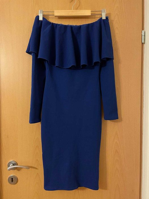 Rochie albastru regal Ramona Badescu, marimea XS, NOUA cu eticheta
