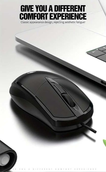 Проводная мышь для офиса, игрового настольного компьютера, ноутбука,
