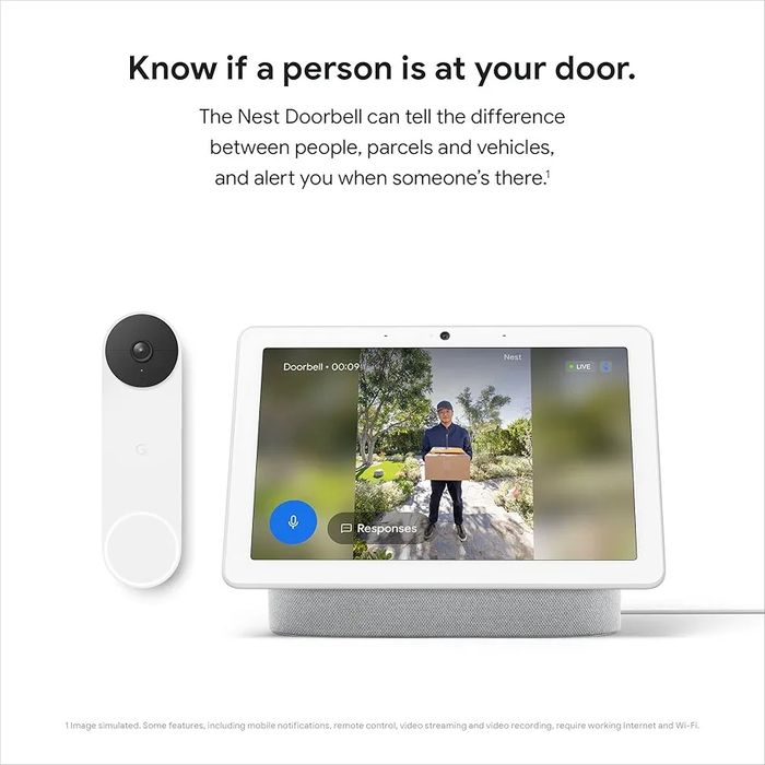 Google Nest Doorbell (baterie) GWX3T
