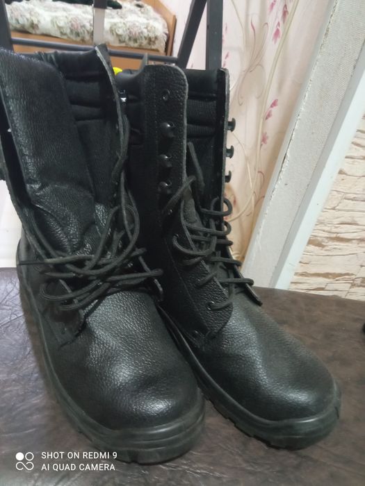 Берцы ботинки натур кожа новые