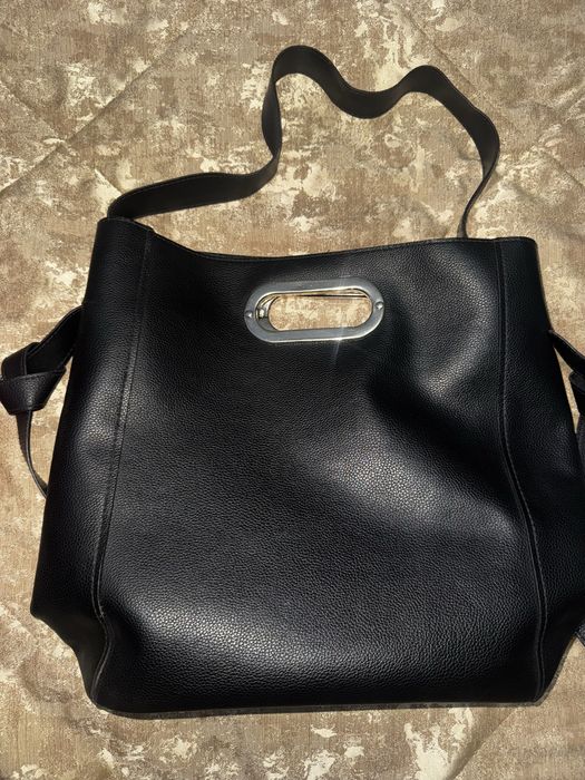 Сумка шоппер из кожи