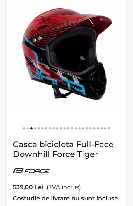 Casca mtb Downhill Force Tiger (full-face)