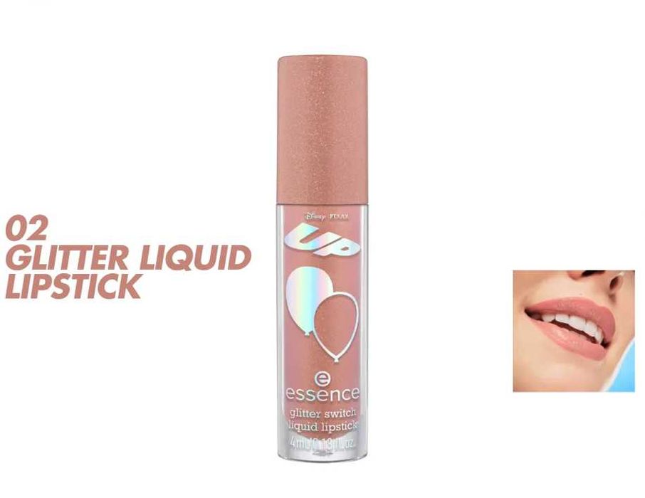 Essence Disney Pixar Up Glitter течно Червило с Блестящи частици