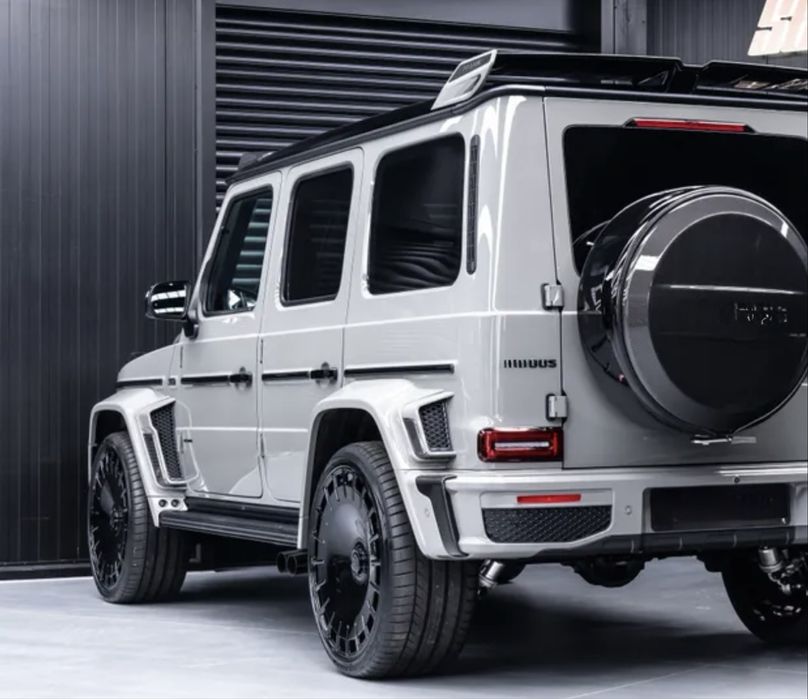 Карбон пакет Мерцедес Г класа G 63 AMG W465 B style LED спойлер G800