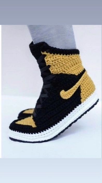 Вязание "Джорданы" кросовки