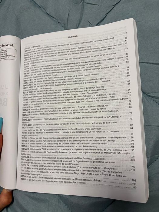 72 teste antrenament bac română