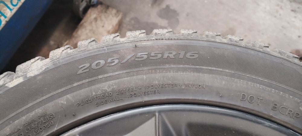 Джанти със зимни гуми