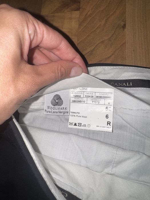 Pantaloni negri Canali - marimea 52 EU