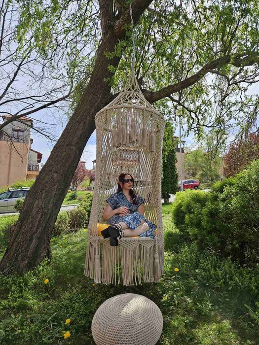 Винтидж Градинска Люлка Гнездо