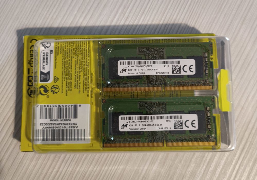 Memorie laptop Lenovo 2x8 Gb DDR 4