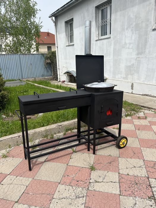 Мангал и печь для казана