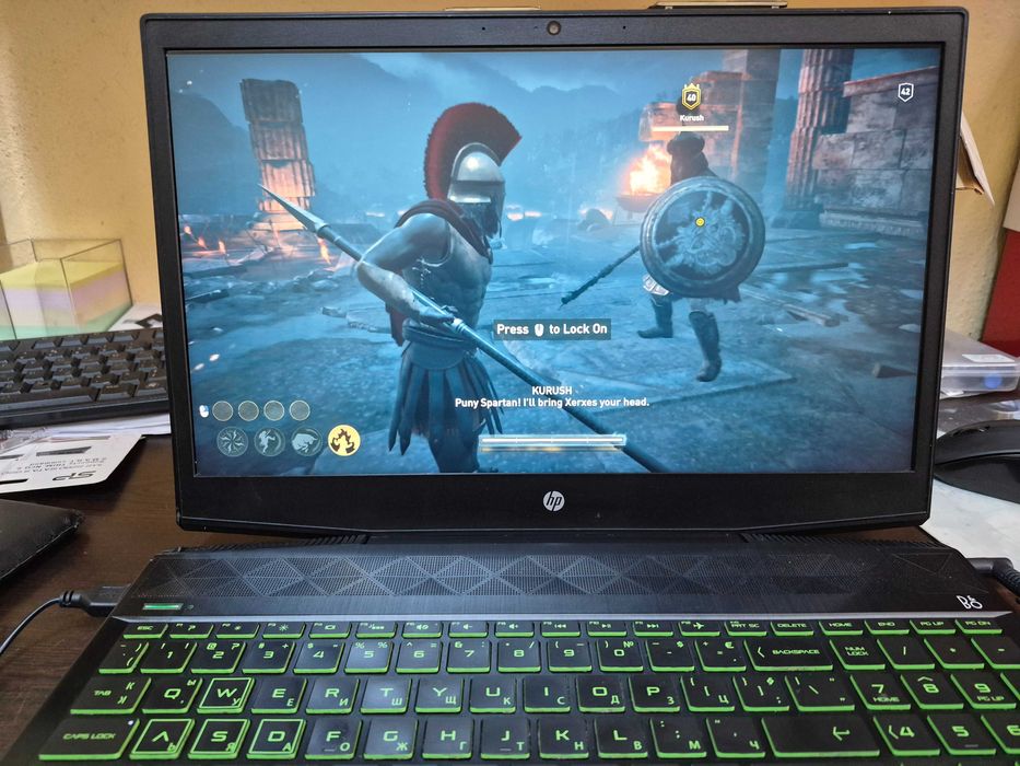 Лаптоп HP Pavilion Gaming i5-8300H RAM 16GB DDR4 128 SSD 1ТБ GTX 1050