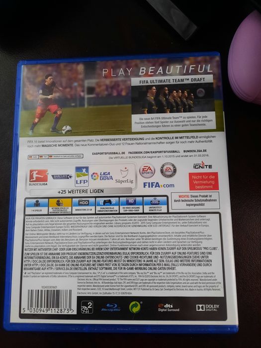 Игра Fifa 16 (PlayStation4)