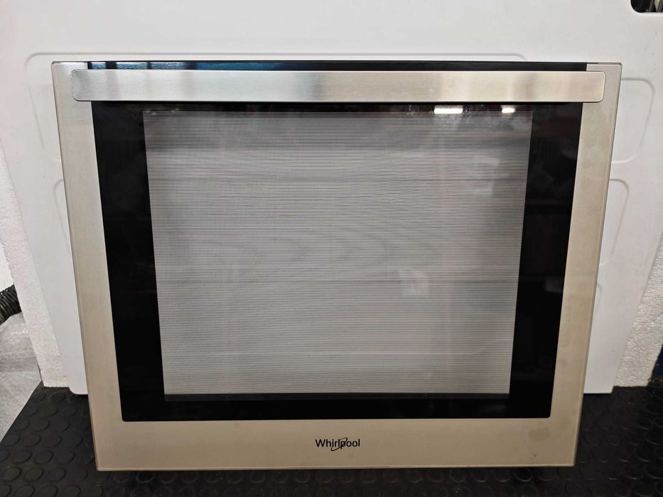 Usa , geam exterior cuptor Whirlpool 59.5 x 48 cm , bej /R1