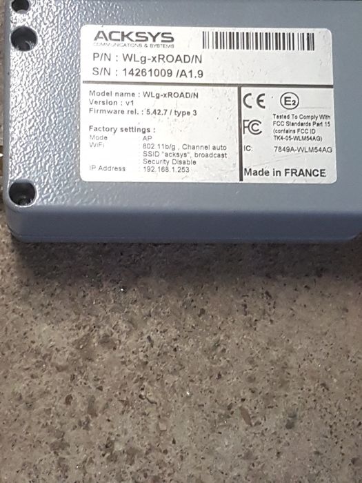 Interfață wifi industrială Acksys