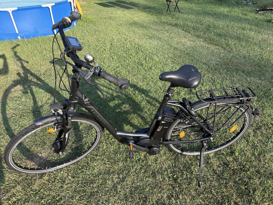 Bicicletă electrică Kalkhoff Allround Agattu, 8 viteze, frâne hidraulice, 30 km/h, Germania