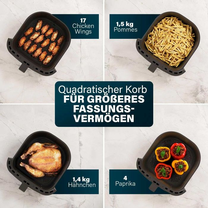 Фритюрник с горещ въздух Princess Digital Hot Air Fryer 6.5L (182061)