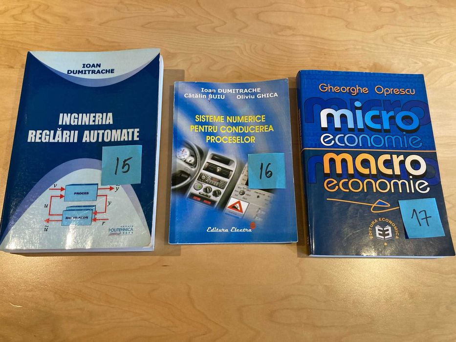 Diverse carti si manuale scolare/facultate (mate, info, fizica etc.)