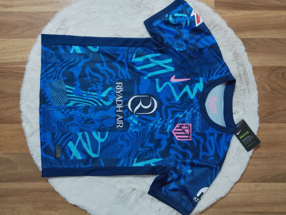 Tricou Fotbal Copii Atletico Madrid #7 Griezmann