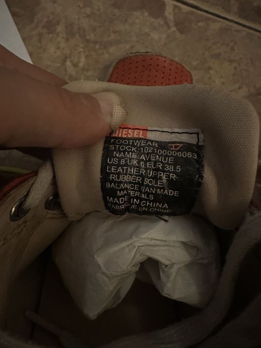 Обувки ретро кожени Diesel 38.5