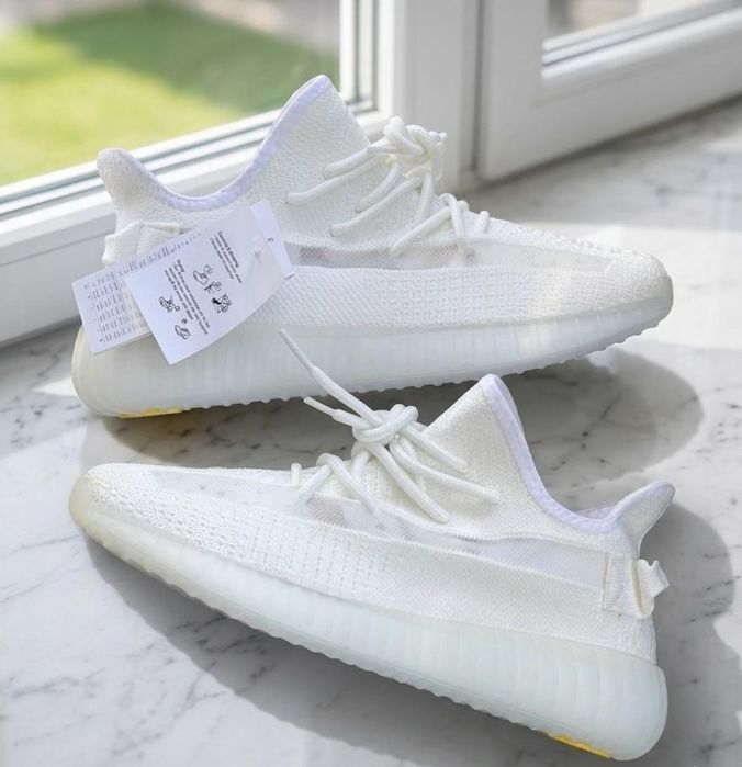 Adidasi Yeezy Boost 350 V2 White Alb Premium