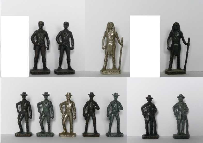 Метални войници и фигурки от шоколадови яйца Киндер, Ландрин и Балабан