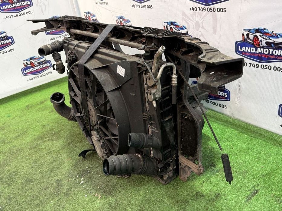 Trager complet radiator racire apa ac ventilator + armatura 2010 bmw 116d seria 1 e87 lci 2.0 diesel