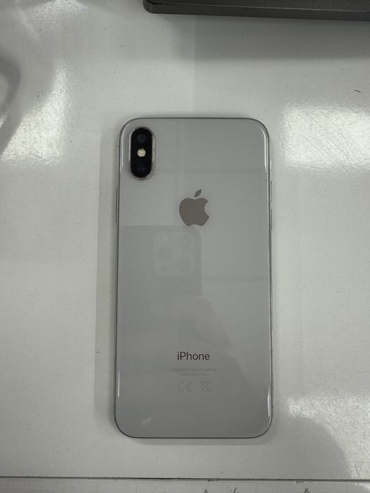 Vand Telefon Mobil Apple iPhone X 256GB White 100% baterie perfect functional!