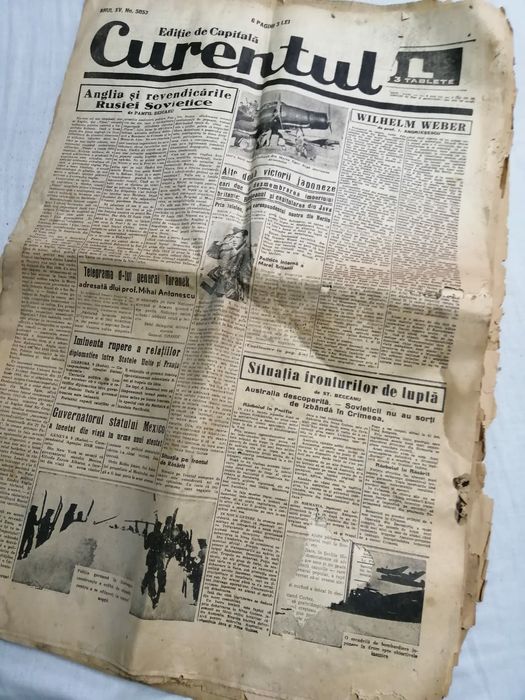 Ziar vechi de colecție