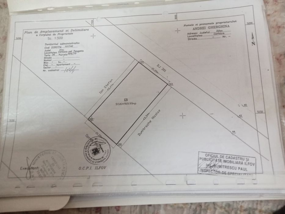 Vand Teren Comuna Tânganu, langa Cermica