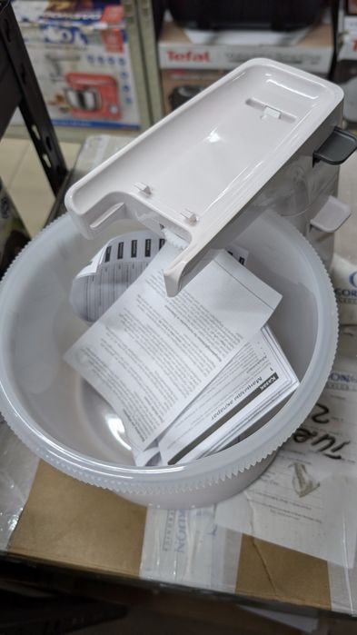Mixer cu bol Philips Viva Collection HR3745/00, 450 W, 5 viteze, Functie Turbo